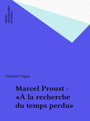 cover image of Marcel Proust